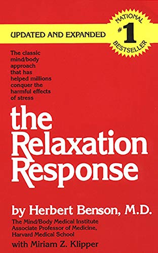 Title page of the book, The Relaxation Response by Herbert Benson, M.D. | SOSA Medical Aesthetics in Tampa, FL