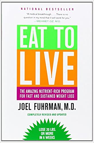 Title page of the book, Eat to Live | SOSA Medical Aesthetics in Tampa, FL