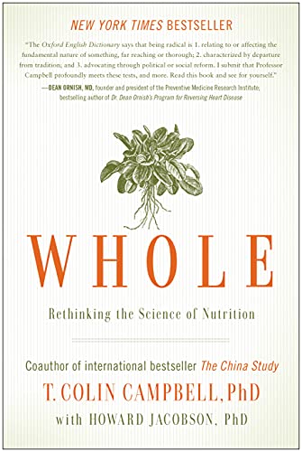 Title page of the book, WHOLE Rethinking the Science of Nutrition | SOSA Medical Aesthetics in Tampa, FL